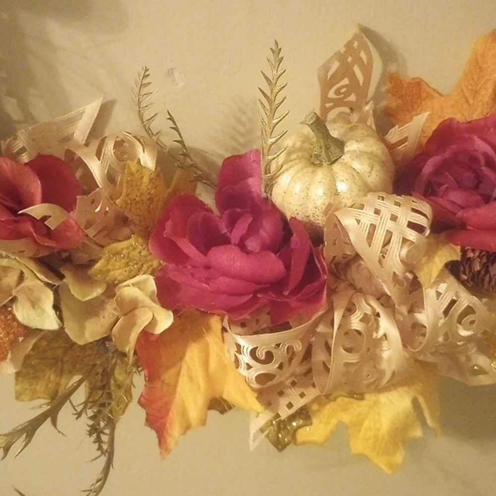 Fall artificial wreath
